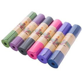 Factory Direct TPE Yoga Mat Monochrome Soft Fitness Plank Mat Eco-friendly Non-slip Exercise Mat In Stock