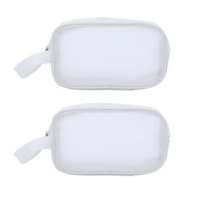 Waterproof Clear PVC Toiletry Wash Bag Portable Cosmetic Makeup Organizer