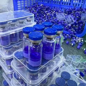 GHK-Cu Peptide Lyophilized Powder GHK-Cu 50mg 100mg Vial Peptide High Purity 99% China Factory