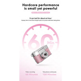Best 2K Flip Lens Necklace Camera 1.47" IPS Screen Wearable Pendant Cam Dual Mode Selfie/Landscape Video Recording Retro Design...