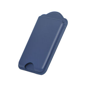 Wholesale Magnetic Detachable PU Leather Card Holder for Samsung with Bottom Ejection Slot and Unobstructed Camera View