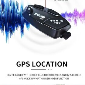 TOUCARE T30S PRO Large Group Bluetooth Intercom, Real-Time Voice, Built for Club Rides