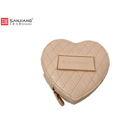 OEM Custom Logo Faux Leather Jewelry Box, Portable Jewelry Storage Case for Gifts
