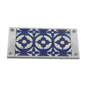 Eco-Friendly Square Metal Labels: Rust-Resistant, Various Designs and Colors