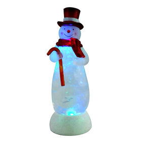 OEM wholesale lovely acrylic snowman design snow globe