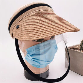 Unisex Transparent Protective Caps Dustproof and Rainproof