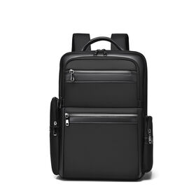 Water Resistant Nylon Multi Pocket Men Professional Business Travel Laptop Backpacks