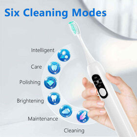 Sonic Electric Toothbrush USB Rechargeable Tooth Brush Adult Electronic Washable Whitening Teeth Brush