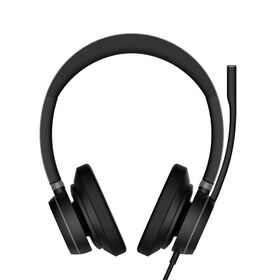 Professional Call Center USB Wired Headset with Noise Cancelling Microphone Balanced Stereo ISO Certified for Office Communication