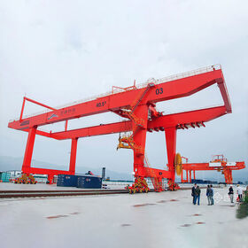 Factory direct sales Gantry Crane 50ton 42ton 60ton 70ton Rail Mounted Container Crane 80ton 100ton for Port Logistics