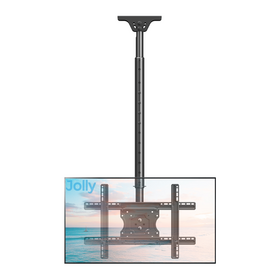 Hanging TV Bracket for Most 32-75 Inch Flat/Curved TVs, Ceiling TV Mount for Flat Pitched Roof
