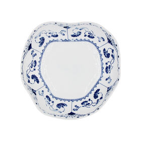 Personnalisé Artistique Bleu Blanc Porcelaine Plaque Affichage Plats Ensemble LFGB FDA Testé En Céramique Artware pour La Maison Décoration Cadeau