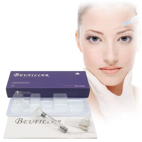 Top quality 1*1ml Beufiller Filler for Hyaluronic acid anti-aging and deep Facial Whitening