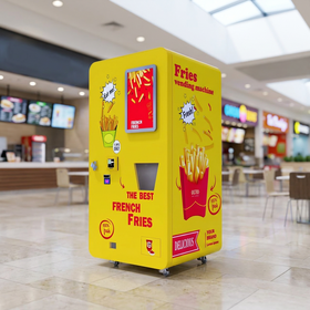 Automatic French Fry Vending Machine Commercial Self Service Fried Potato Vending Equipment For Station Mall Scenic Spot