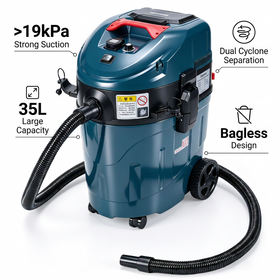 HEPA Filter High Suction Industrial Bagless Electric Vacuum Cleaner