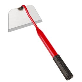 Lightweight Manganese Steel Square Hoe Non-slip Rubber Handle Garden Weeding Loosening Small Agricultural Hand Hoe