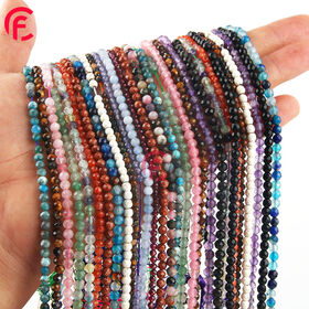 natural crystal faceted loose beads for diy handmade jewelry making