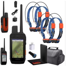 Garmin Alphas 300/300i Electric Solar GPS Tracker GPS+GLONASS VHF Long Distance Tracking 48 Hours Battery Life for Pets