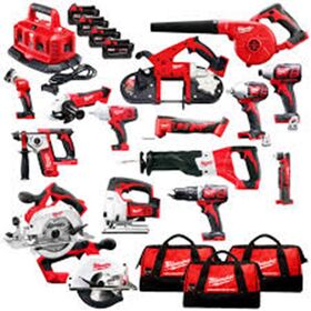 TOP-SELLING NEW MilwaukeeS 2695-15 power tools combo kits M18 20V Cordless Lithium-Ion Combo Tools Kits W\bags