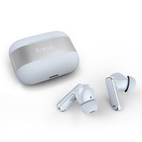 Private Mold Bluetooth Headphone Adopt 35dB Active Noise Canceling, Wireless Earphone With Zinc Alloy 400mAh Charging Case