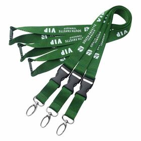 Colorful Polyester Neck Lanyards Professional Digital Printing Promotional Stationery Accessory