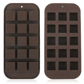 Polycarbonate Square Chocolate Biscuit Molds Professional Bakery Decorative Tool Accessory