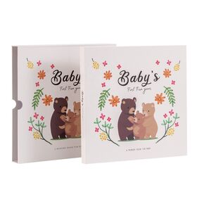 Custom Baby Memory Book Baby Milestone Journal Hardcover Semi-concealed coil-style Baby Photo Album Growth Record Notebook