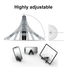 Goods Factory Universal Adjustable Foldable Cradle Desktop phone holder,portable multifunctional phone holder fun
