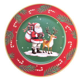 13 inch charger plates, round plastic reef charger plates, holiday charger plate wedding holiday & party table Decor set
