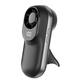 Goods Portable Handheld Fan Rechargeable Personal Fan LCD display Powerful Portable Fan for Travel 20H Outdoor Mini Fan great
