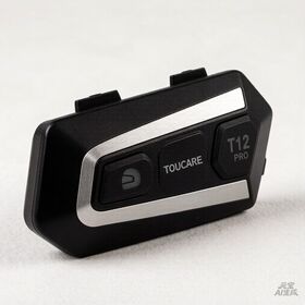 TOUCARE T12 Motorcycle Bluetooth Intercom Group Ride Communication, Rugged Waterproof, On & Off-Road Ready