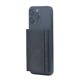 Best Universal Magnetic Leather Card Wallet with Tri-fold Large Capacity and Built-in Kickstand Function Card Wallet fun