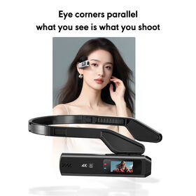 Ultra-light 21g Head Worn Video Camera 110 Wide Lens 6-axis Gyro Stabilization Wireless APP Real-time Sharing Portable POV Cam