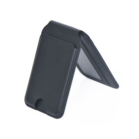 2026 year 2026 Factory Wholesale New Model Fashion Design Find My Locator Card Holder Folded PU Leather Card Wallet cool