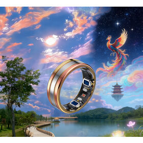 2026 Smart Health Ring Heart Rate Blood Oxygen Sleep Monitoring TITANIUM Waterproof Finger Rings Smart Rings
