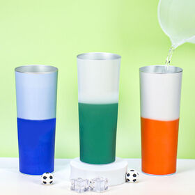 Heat Sensitive Color Changing Aluminum Mug Portable Camping Temperature Cup