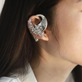 Factory Wholesale Luxury Diamond Flowers Earphone Accessories For Earbuds Fashion Popular Styles