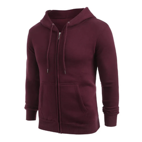 Men Organic Cotton Pullover Hoodie Custom Embroidery Winter Warm Apparel