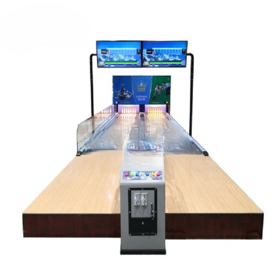 Professional Glow Bowling Lane Set Full Entertainment Center Installation