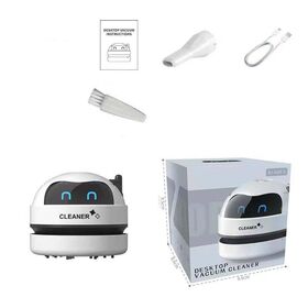 Portable USB Rechargeable Mini Desktop Vacuum Cleaner Smart Table Sweeper