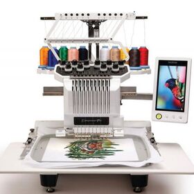 TOP-SELLING NEW PR1000e Entrepreneur Pro 10 Needle Computerized Embroidery Machine 1200 RPM Motor Pump Core Components Included