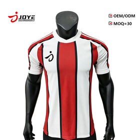 Football shirt short sleeved front logo OEM service