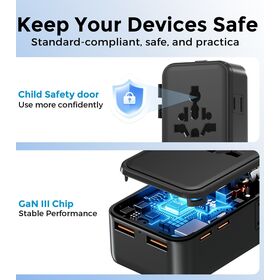 Ultra-slim new series Plug Universal Travel High Quality adapter