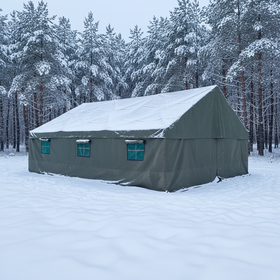 Heavy Windproof Waterproof Outdoor Relief Canvas Shelter Tents