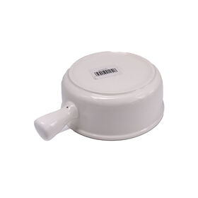 Single handle ceramic baking bowl microwave safe soup bowl for oven use