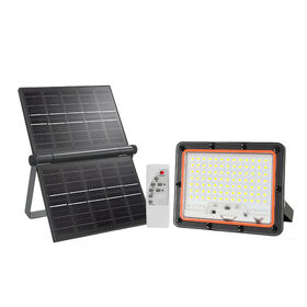 150W LED Solar Flood Lights, Outdoor Garden Lights, Home Use, Waterproof, High-Power LED Lighting, Remote-Controlled Dimming