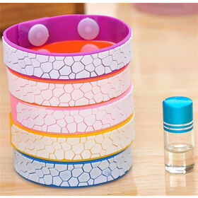 New popular silicone mosquito bracelet plant essential oil mosquito repellent bracelet