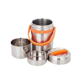 Metal sealed household food fresh storage box