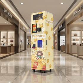 Automatic Popcorn Vending Machine Intelligent Self Service Popcorn Maker For Mall Cinema Amusement Park Scenic Spot