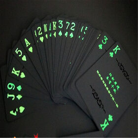 Customized Fluorescent PVC Poker Cards